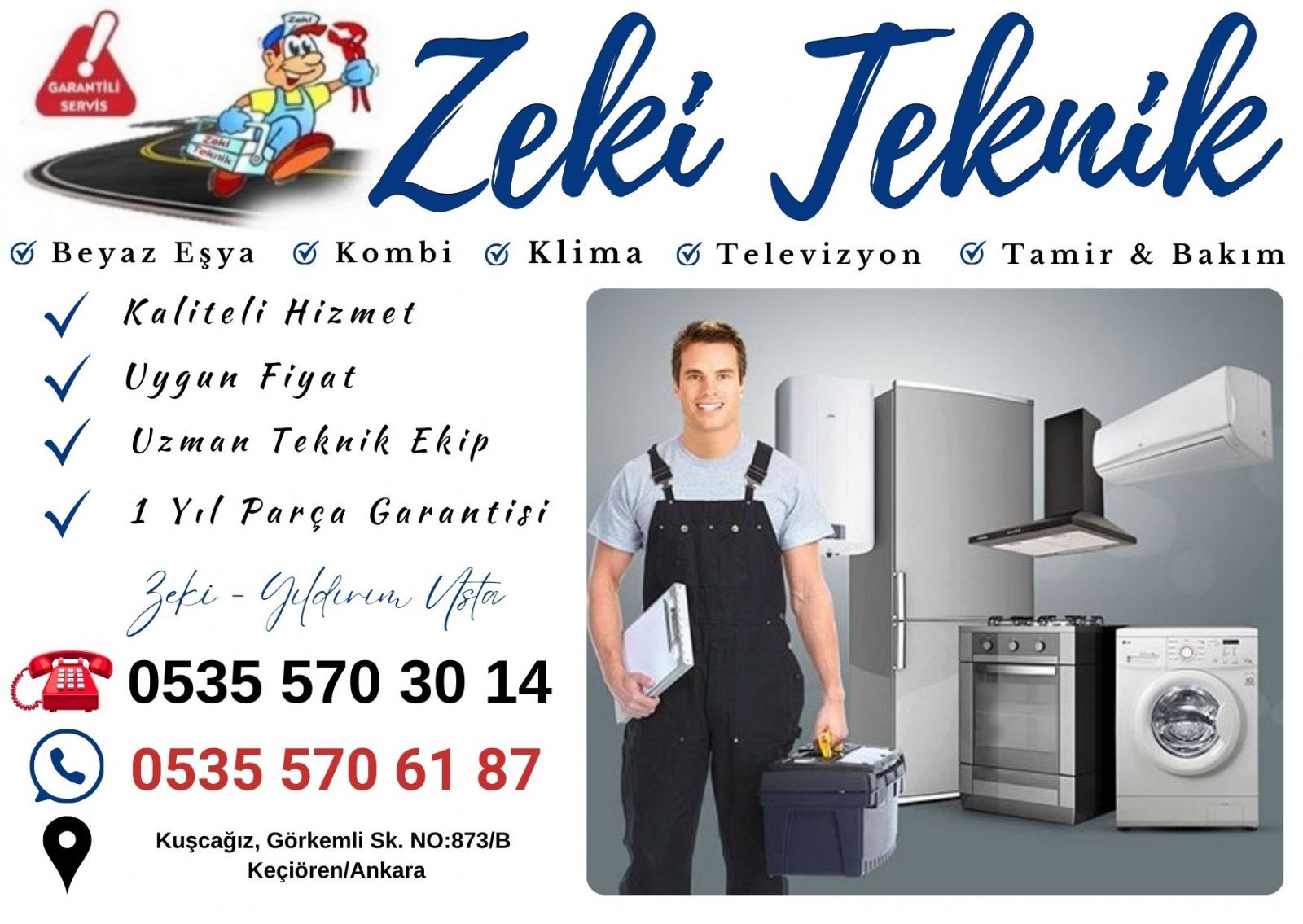 Kuşcağız Arçelik Servisi
